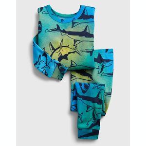 Gap Baby Toddler Boys Long Sleeve Organic Cotton Pajama Shark PJ Set 5T